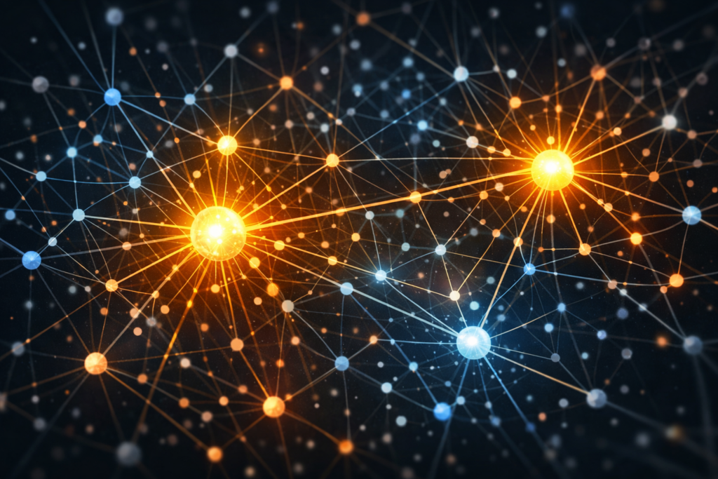 Punkty dominujące i sieć bezskalowa